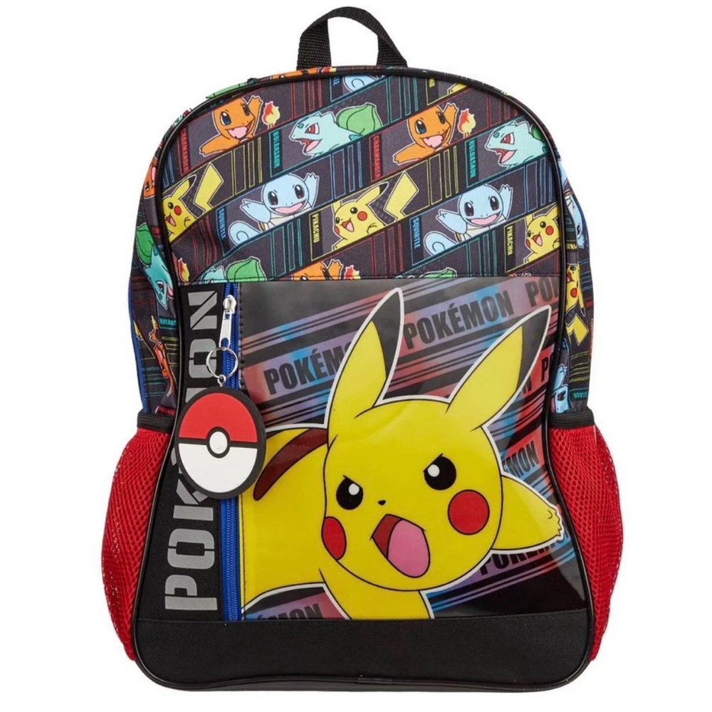 Pokémon Bioworld 16” Backpack featuring Pikachu